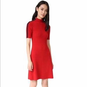 Tory Burch Red Sardy Dress 100% wool size L